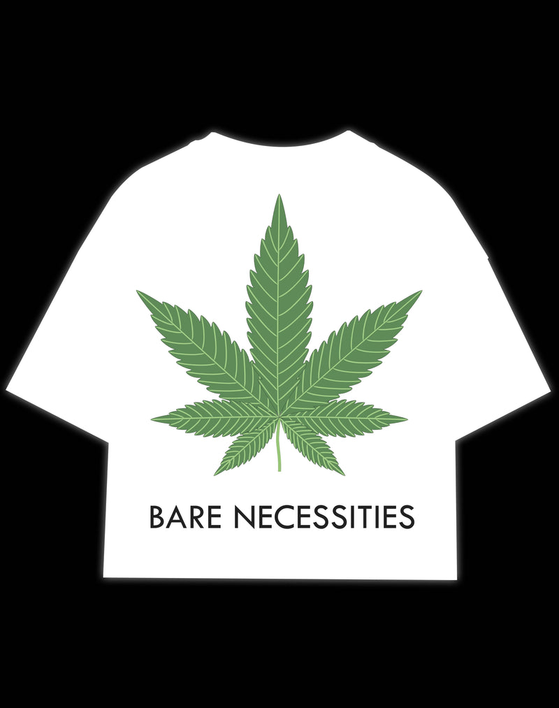 WHITE BARE NECESSITIES T SHIRT