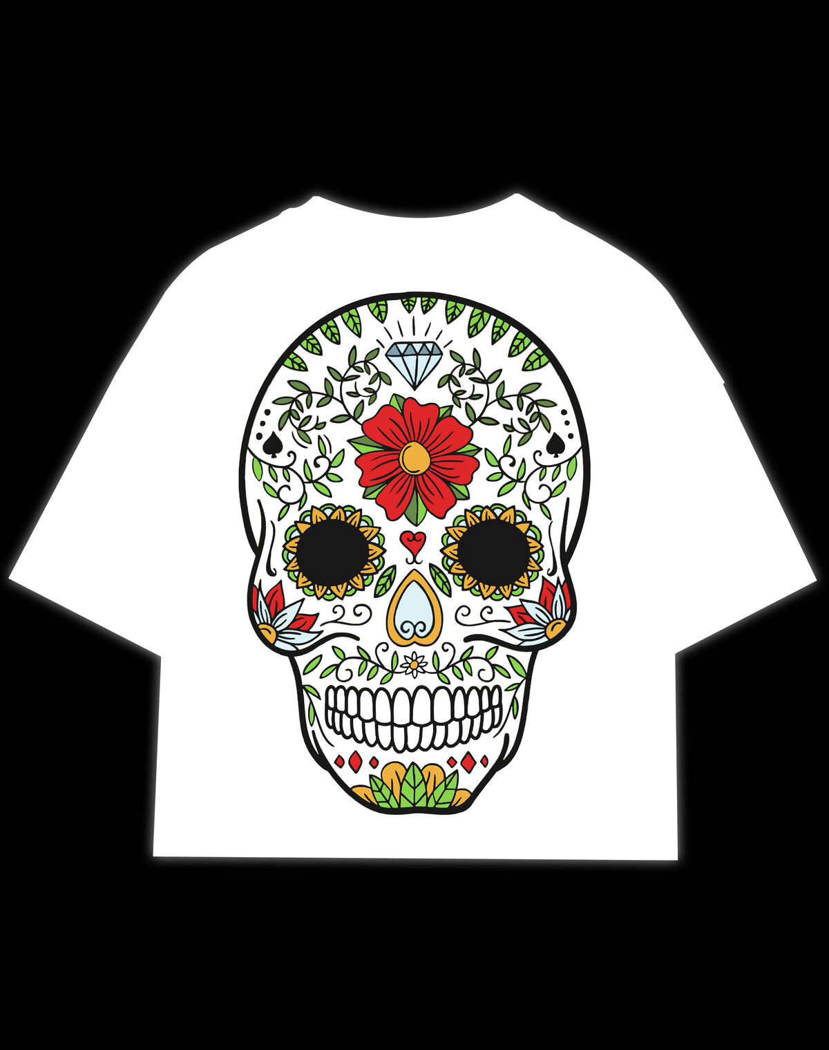 WHITE DEAD GORGEOUS T SHIRT front