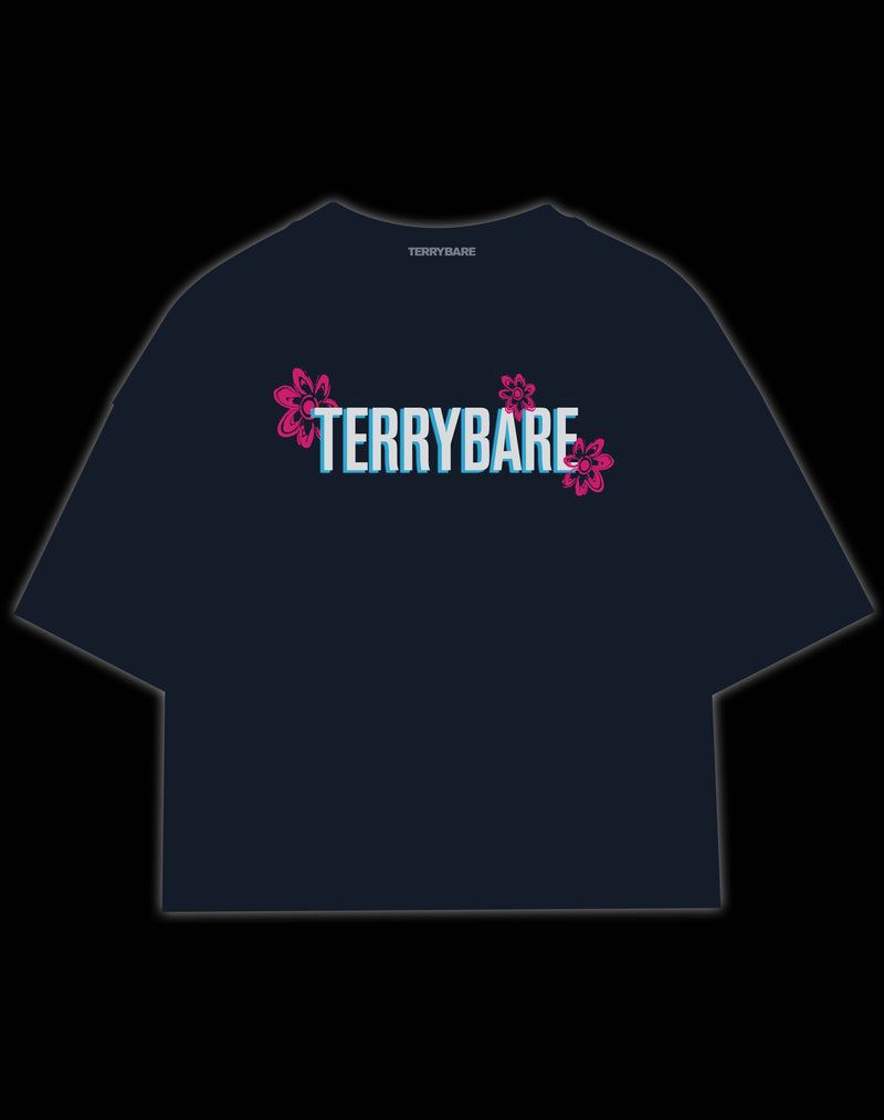 NAVY GLITCH GODS T SHIRT alternate view