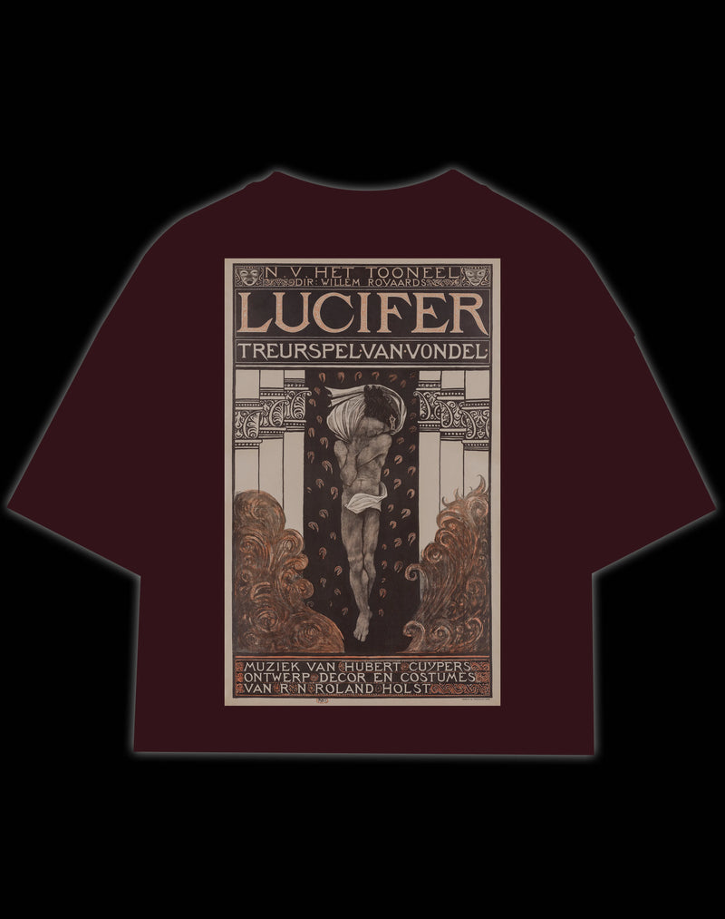 MAROON LUCIFER T SHIRT
