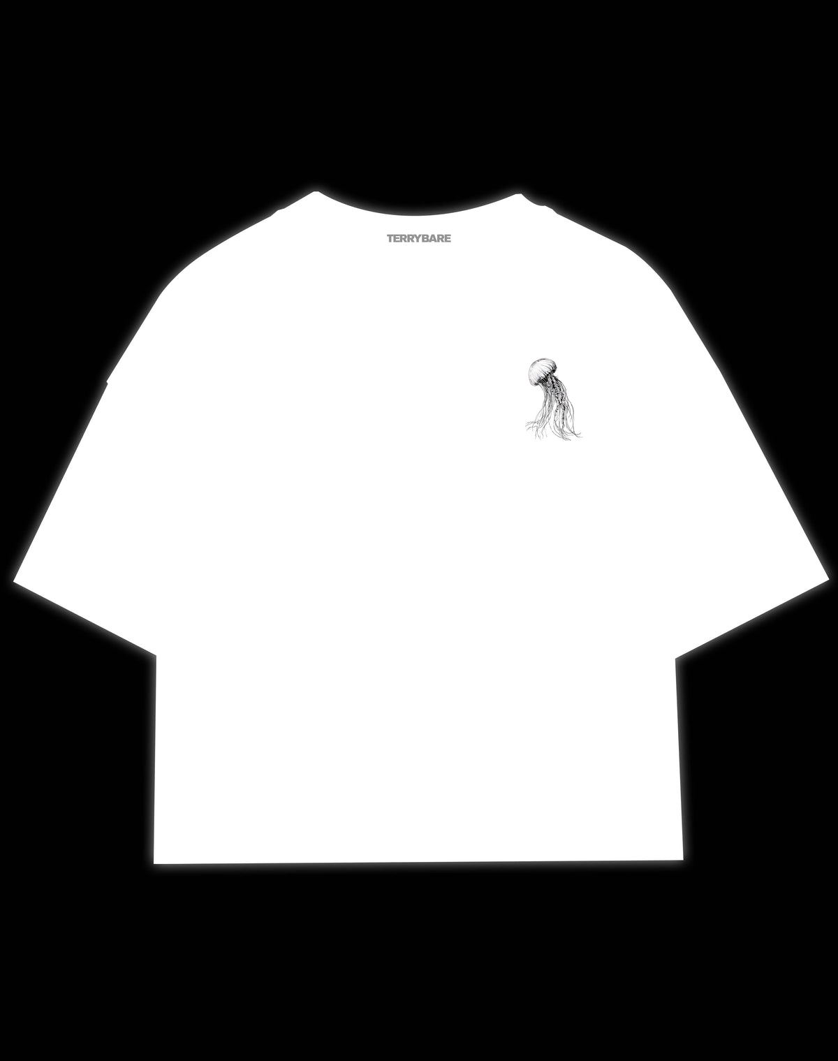 WHITE OCEANS WHISPER T SHIRT back