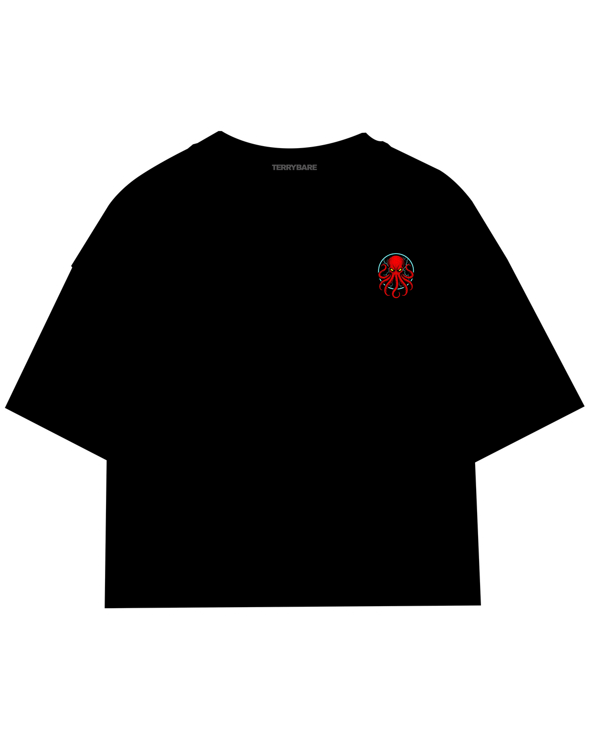 BLACK OCTO KING T SHIRT back