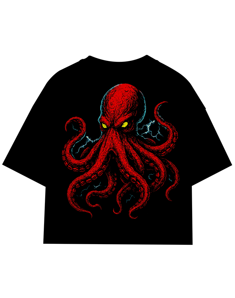 BLACK OCTO KING T SHIRT