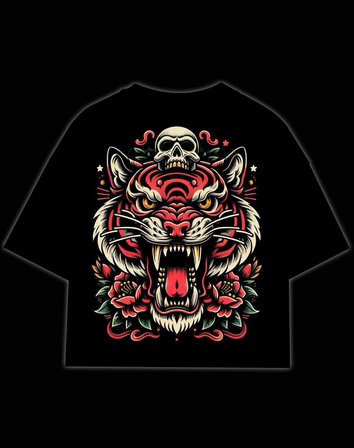 BLACK TIEGAH T SHIRT front